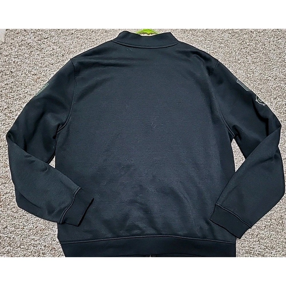 Colosseum Michigan Wolverines Military OHT  Zip Bomber Sweatshirt XXL Black - Picture 10 of 15